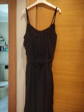Mono tirantes con cinturón negro XL