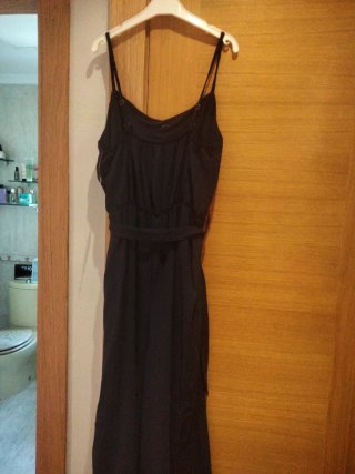 Mono tirantes con cinturón negro XL