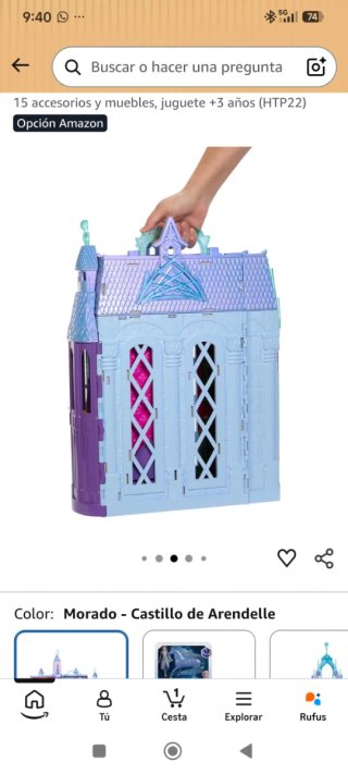 Castillo Frozen Arendelle Juguete