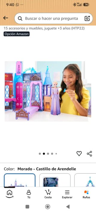 Castillo Frozen Arendelle Juguete