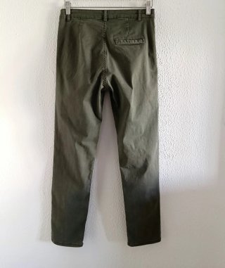 Pantalón chino verde oliva mujer talla 34/36