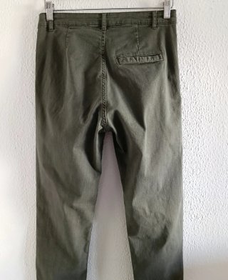 Pantalón chino verde oliva mujer talla 34/36