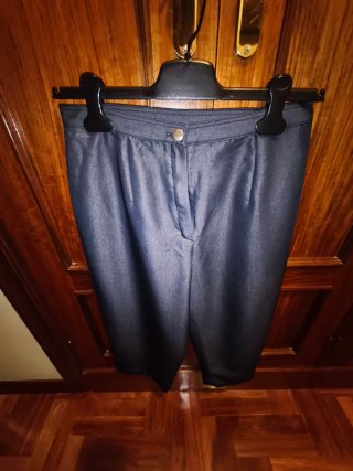 Pantalón pirata imitación vaquera