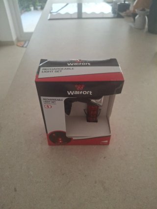 Luz recargable Walfort para bici