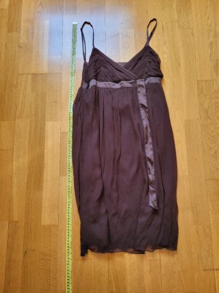 Vestido marrón Adolfo Dominguez