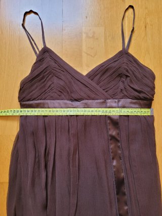 Vestido marrón Adolfo Dominguez