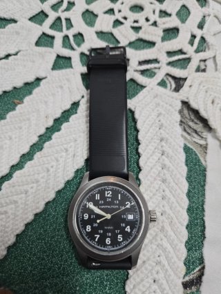 Reloj Hamilton Khaki Negro