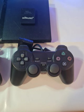 Pack Completo PS2 Slim Negra (Playstation 2)