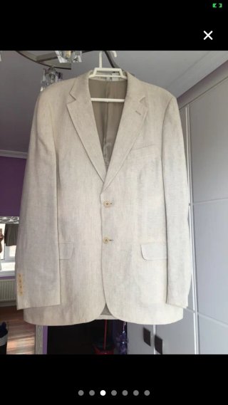 Traje Beige Lino