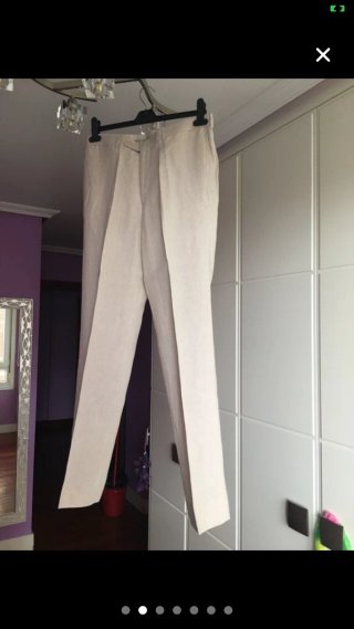 Traje Beige Lino