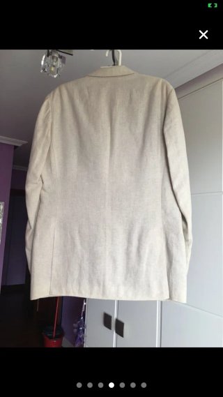 Traje Beige Lino