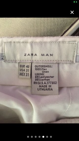 Traje Beige Lino