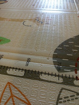 Alfombra Juegos Bebé 180x200cm Doble Cara