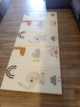 Alfombra Juegos Bebé 180x200cm Doble Cara