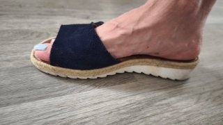 Sandalias cómodas azul marino T38