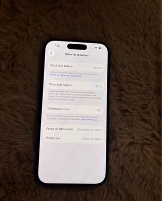iPhone 15 Pro 128GB Negro