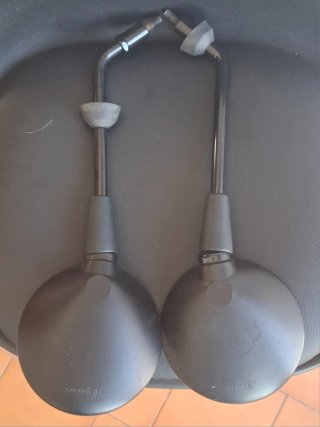 Espejos Retrovisores Vespa 300 Der/Izq. Negro