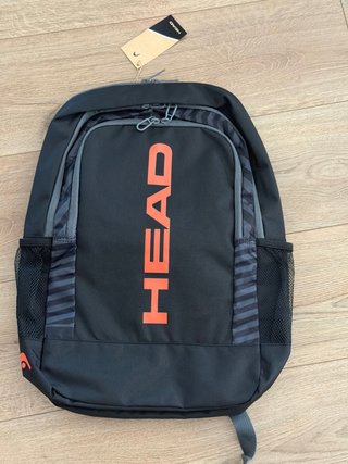 Mochila HEAD Negra y Naranja
