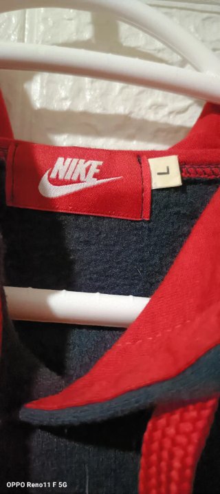 Sudadera Nike Air Negra y Roja