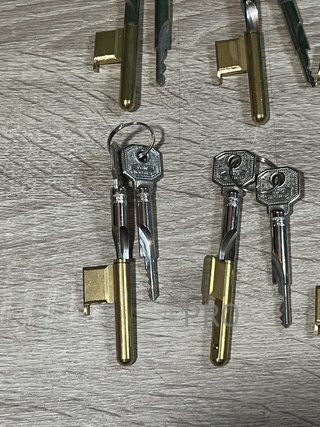 8 Pares de Llaves bloque/bloqueo Burg-Wächter