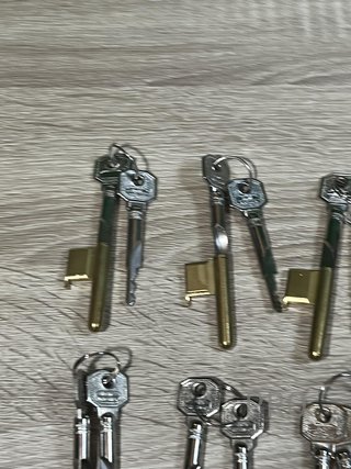 8 Pares de Llaves bloque/bloqueo Burg-Wächter