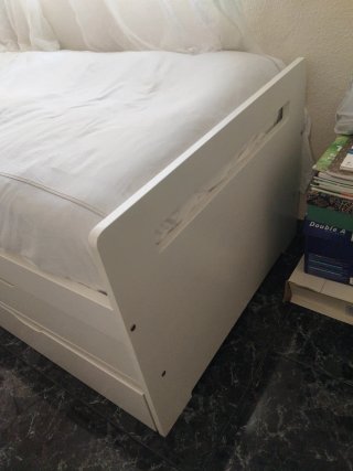 Cama nido con 2 cajones y colchón