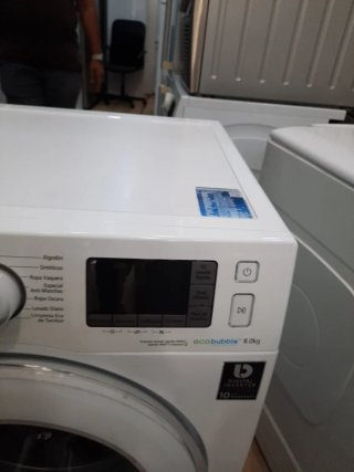 Nevera LG y Lavadora Samsung