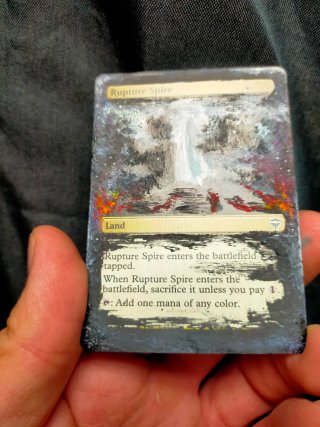 Carta MTG Rupture Spire Alterada