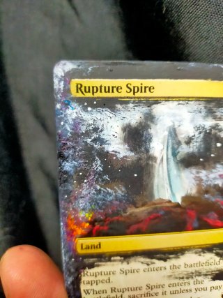 Carta MTG Rupture Spire Alterada
