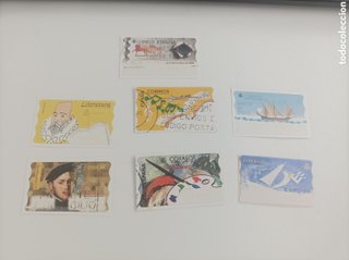 Lote Sellos Etiquetas Correos España ATM