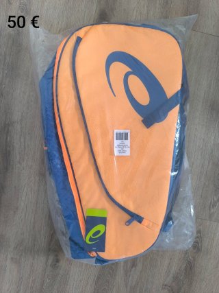 Paletero Asics Azul y Naranja