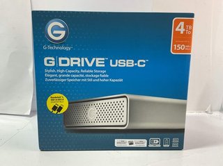 Disco Duro G-Technology G-DRIVE USB-C 4TB