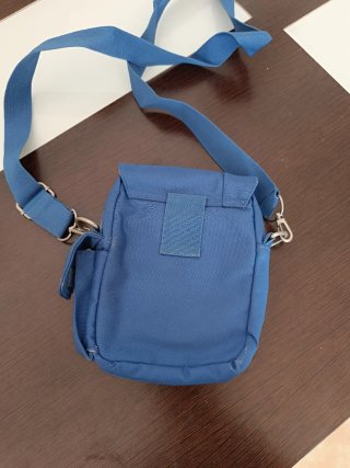 Bandolera Adolfo Dominguez Azul Hombre