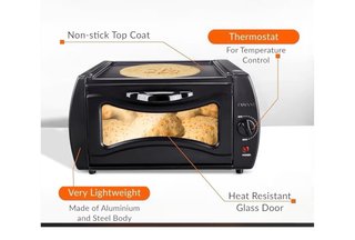 Horno Tostador Negro
