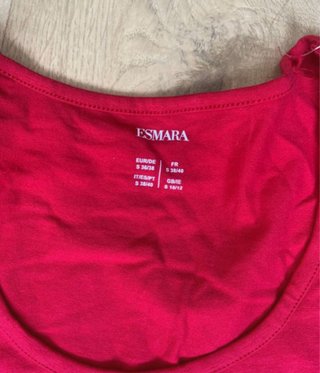 Vestido rojo ajustado Esmara Talla S