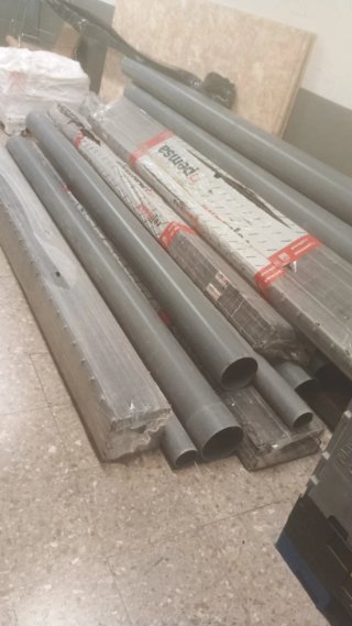 Bandejas rejiband y tubos PVC