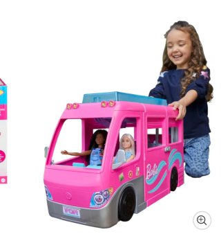 Caravana Barbie Camper con Piscina