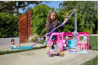 Caravana Barbie Camper con Piscina