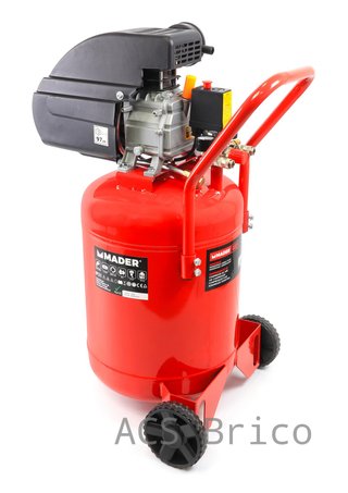Compresor de Aire Vertical 50L - 2 Hp - 09330 - Mader