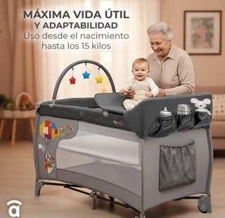 Cuna de viaje 120x60 Mix Plus