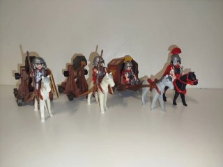 Playmobil Romanos con Catapultas y Carro