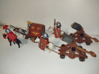 Playmobil Romanos con Catapultas y Carro