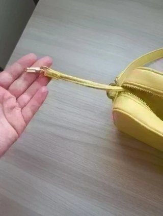 Borsa a tracolla Pomikaki gialla