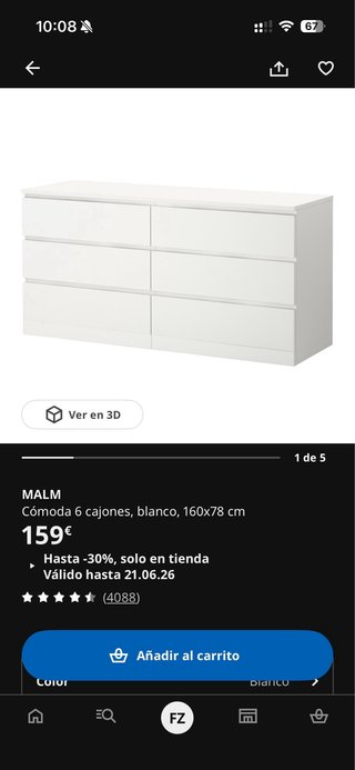 Cómoda MALM