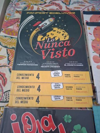 Lote de libros de 4° Edelvives y Oxford