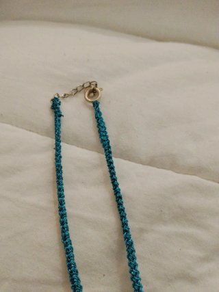 Collar-pendientes estrella de mar cerámica turques