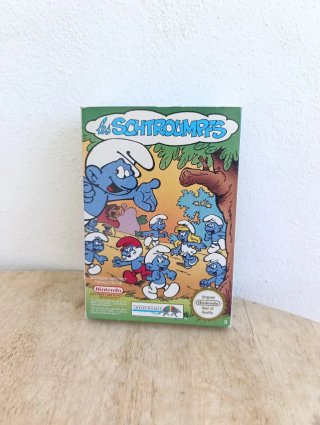 Muy buen estado Schtroumpfs Nintendo NES completo