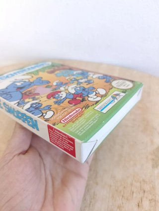 Muy buen estado Schtroumpfs Nintendo NES completo