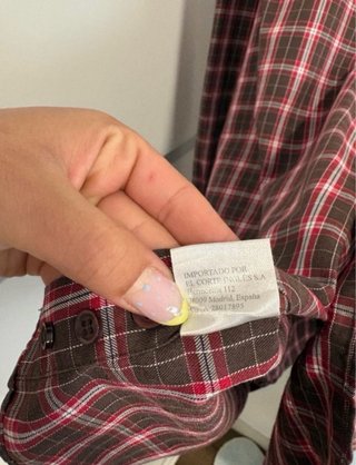 Camisa leñador cuadros roja y marrón