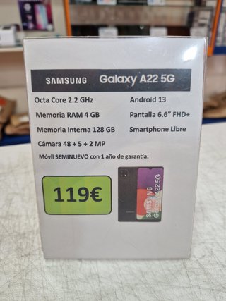 Samsung Galaxy A22 5G 128GB Negro